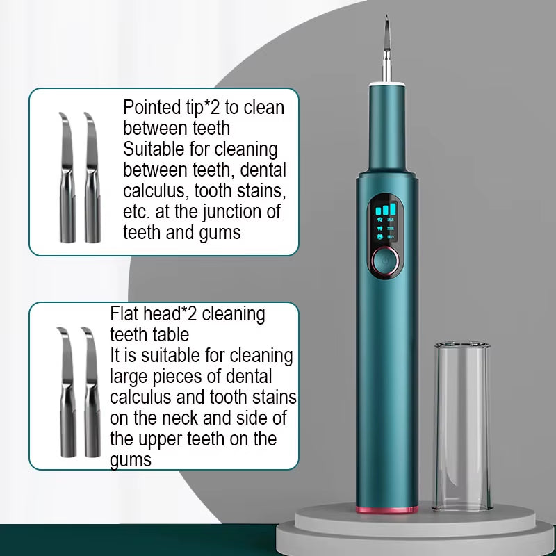 Ultrasonic Dental Scaler Stone Removal with Lights Dental Mirror LED Display Electric Teeth Plaque Cleaner Dental