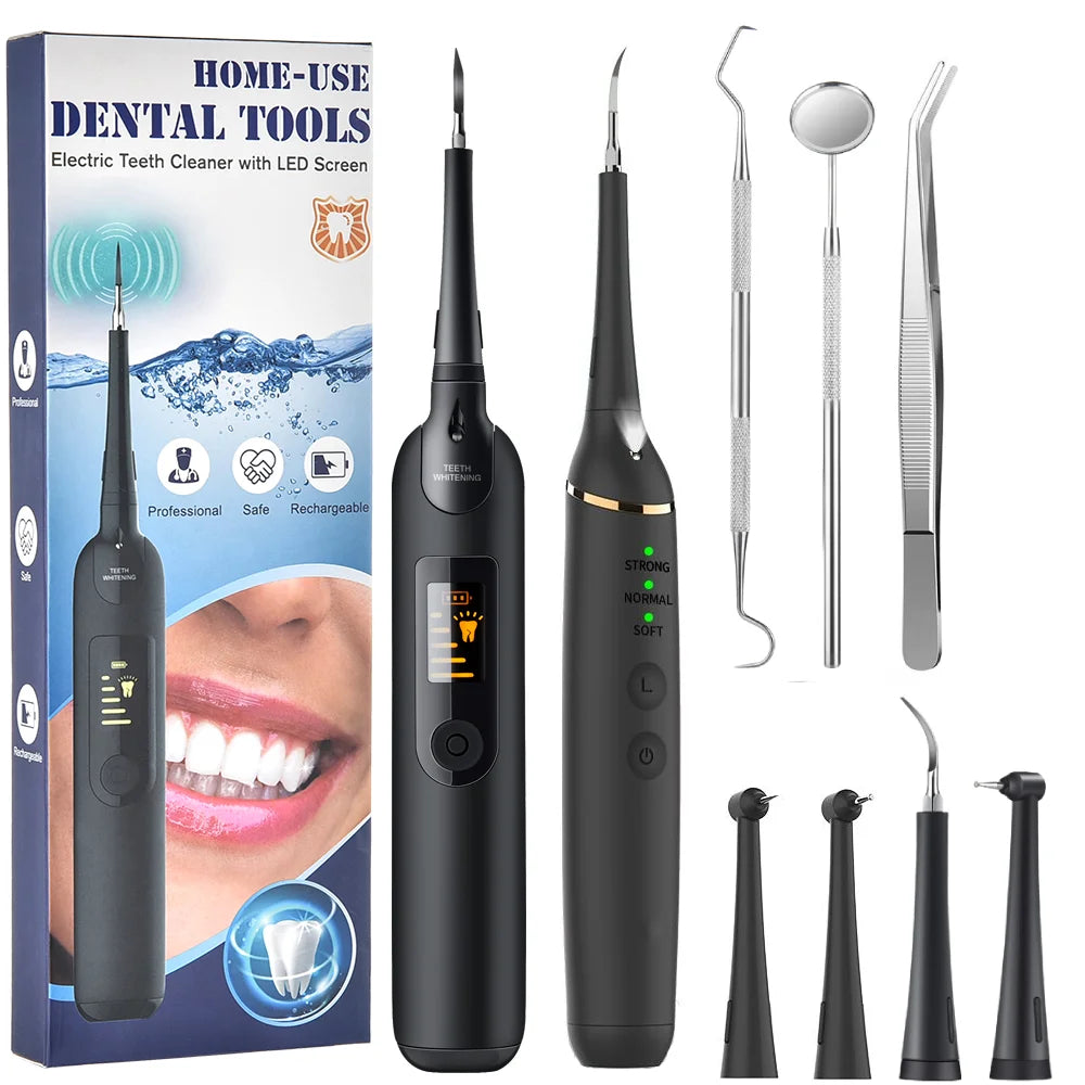 LED Electric Dental Calculus,Stain Remover Tooth Cleaner