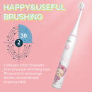 Sonic Electric Toothbrush Upgraded Kid Safety Automatic Toothbrush USB Rechargeable with 2 Pcs Replacement Brush Head SK3