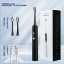 Intelligent Magnetic Suspension Ultrasonic Electric Toothbrush Rechargeable Soft Bristles Waterproof Screen / Visualization DIY