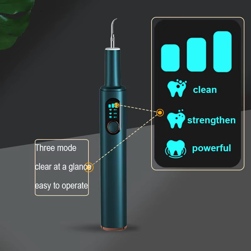 Ultrasonic Dental Scaler Stone Removal with Lights Dental Mirror LED Display Electric Teeth Plaque Cleaner Dental