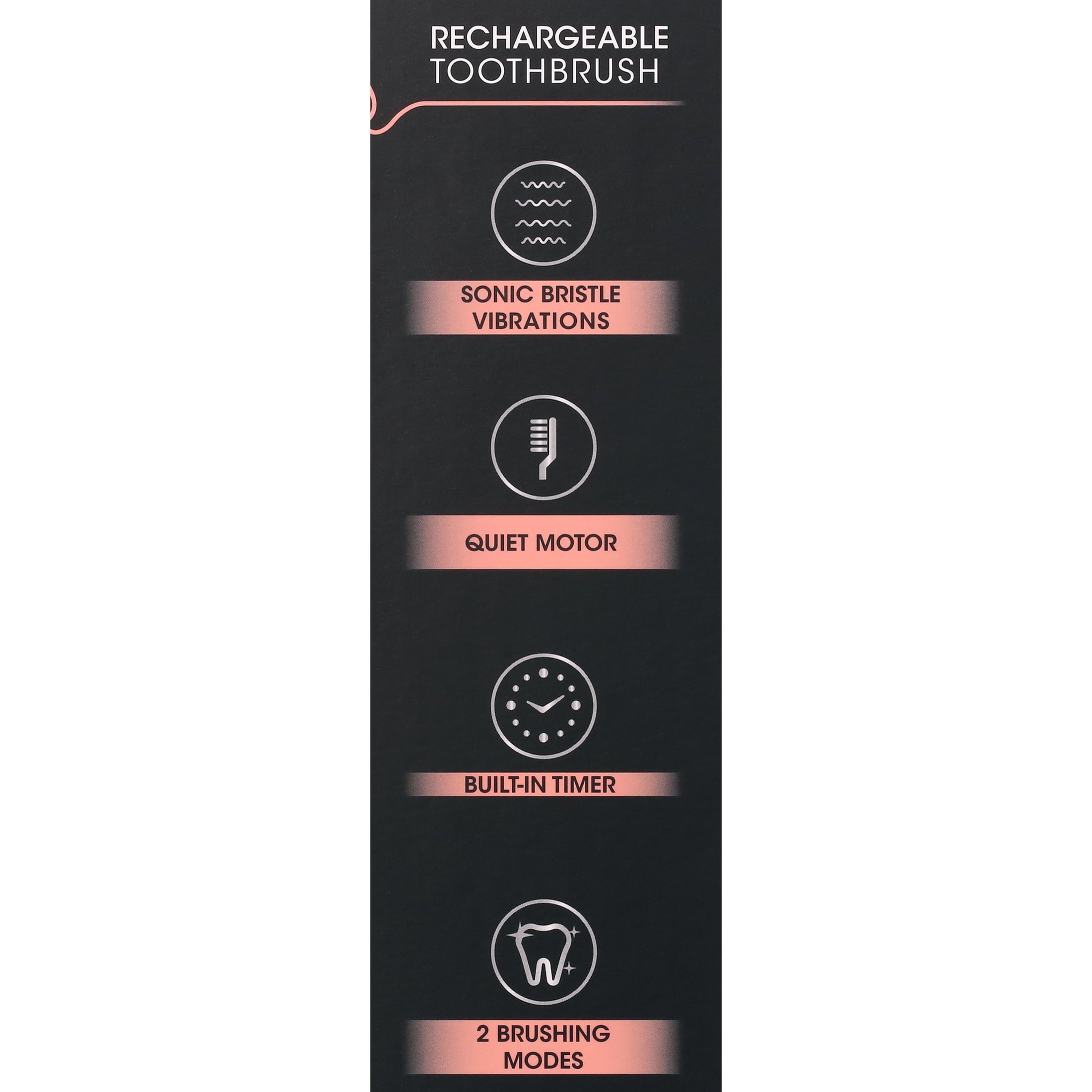 Rechargeable Electric Toothbrush, Soft, Coral, 1 Ct