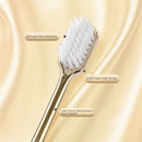 1/2/3PCS Luxury Soft Toothbrush Men Women Adult Tooth Brush Gold Silver Brushes Elegance Gentle Toothbrushes Drop