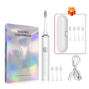 Electric Toothbrush Sonic Electric Toothbrush for Adult Teeth Whitening Rechargeable Electric Toothbrush with Tooth Brush Case