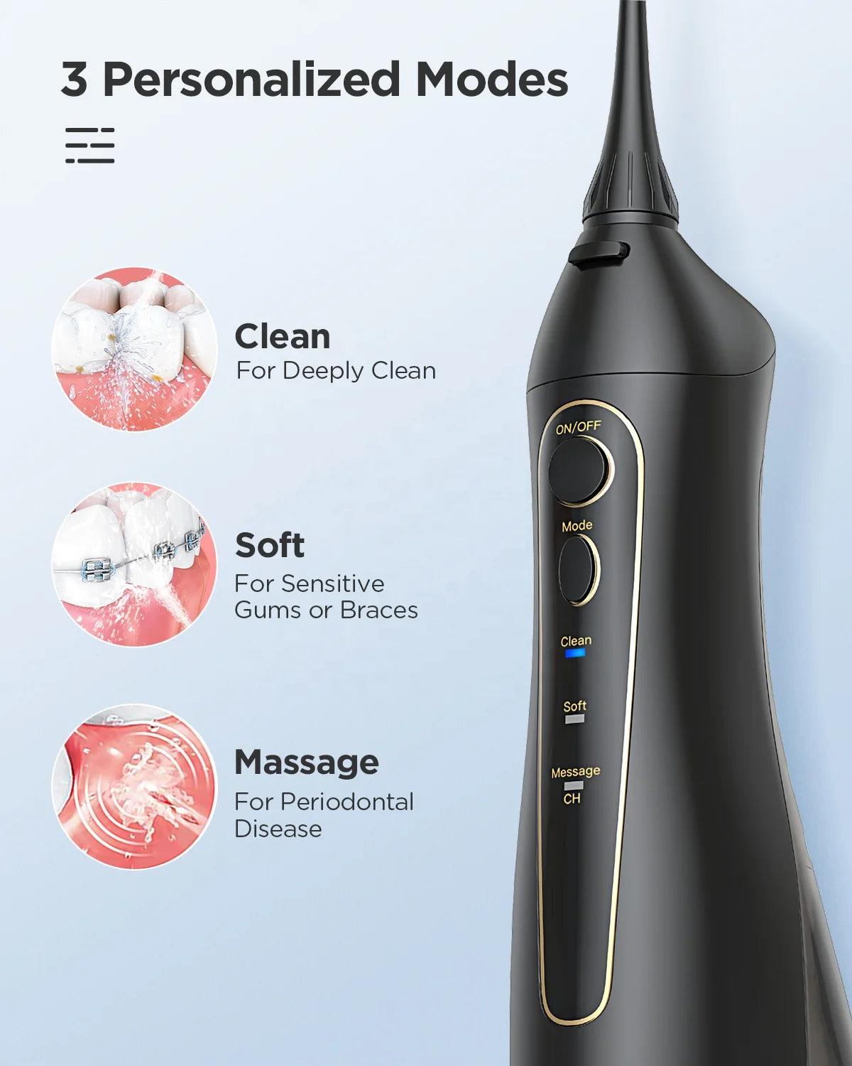 Cordless Rechargeable Portable Water Flosser and Electric Toothbrush Set - Oral Agency