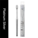 1/2/3PCS Luxury Soft Toothbrush Men Women Adult Tooth Brush Gold Silver Brushes Elegance Gentle Toothbrushes Drop