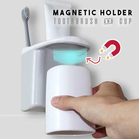 Toothbrush wall mount with Cup