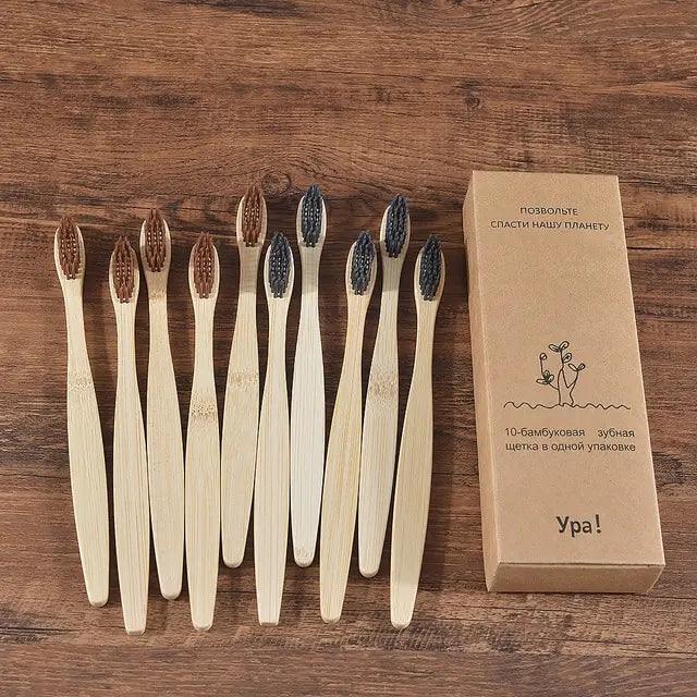 Colorful Toothbrush Natural Bamboo - Oral Agency