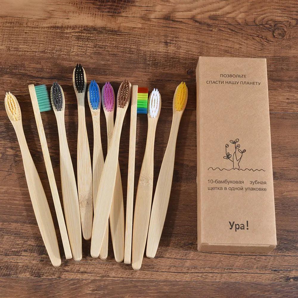 Colorful Bamboo Toothbrush