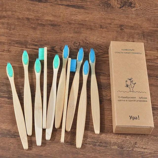 Colorful Toothbrush Natural Bamboo - Oral Agency